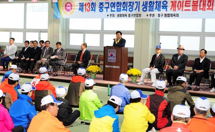 대전 중구, 중구연합회장기 게이트볼 대회 성료