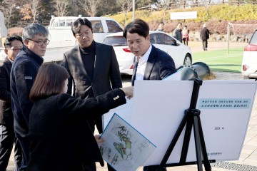 이상래 대전시의회 의장, 판암근린공원 조성 현장 점검