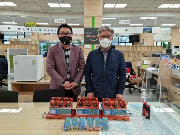 김천시청 민원실, 어르신들 밝은눈으로 편하게 신고서 작성하세요