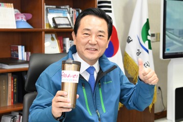 김문오 달성군수, 플라스틱 프리 챌린지 동참