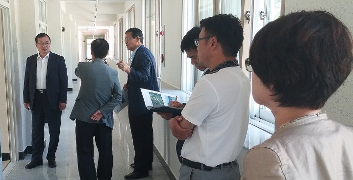 정한록 함양부군수 지리산둘레길 함양센터 현장방문