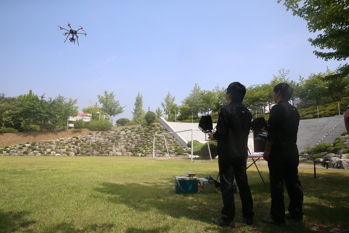 화성시 최첨단 드론 도입 항공촬영 실시  