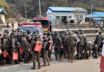 경북소방, 귀신 잡는 해병대와 산불 잡다!