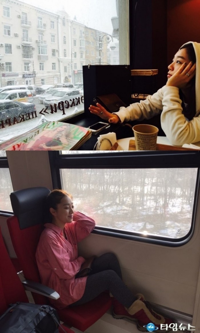 배우 유주혜, 반가운 근황 포착 설원 속 기차여행 즐기며 ‘힐링 제대로!’