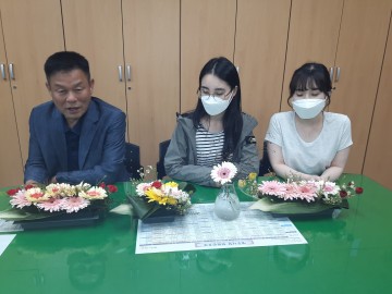 영주시 화훼 소비촉진을 거베라 꽃꽂이로 소비촉진 운동