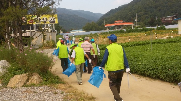 가을맞이 국토대청결 운동 실시