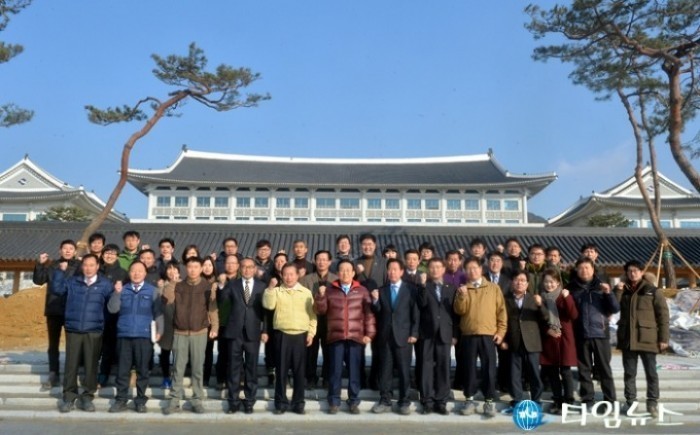 김관용 도지사, 도청 신청사 건설현장 방문점검!