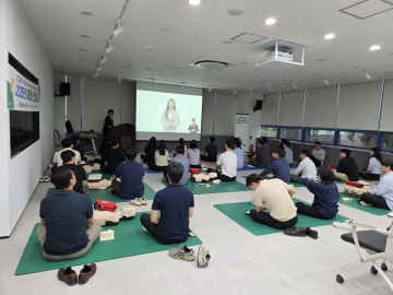 대전도시공사, 직원 대상 심폐소생술 교육…안전문화 확산