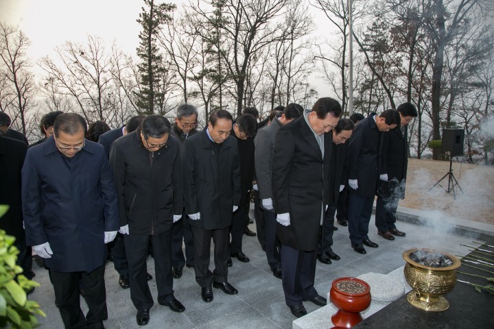 2016 성주군, 새해 충혼탑 참배