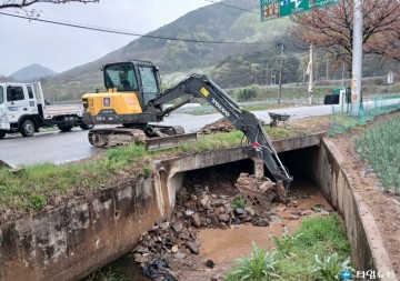 충주시 수안보면, 여름철 집중호우 대비 소하천·배수로 선제 정비