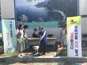 울릉군, 동물보호 홍보 캠페인