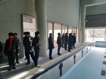 영주시의회 행정복지위원회, 실내수영장 현장 방문