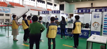 상주여협, 백신접종 현장 자원봉사 펼쳐