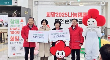 대전시사회서비스원, 연말 맞아 따뜻한 나눔 활동 펼쳐