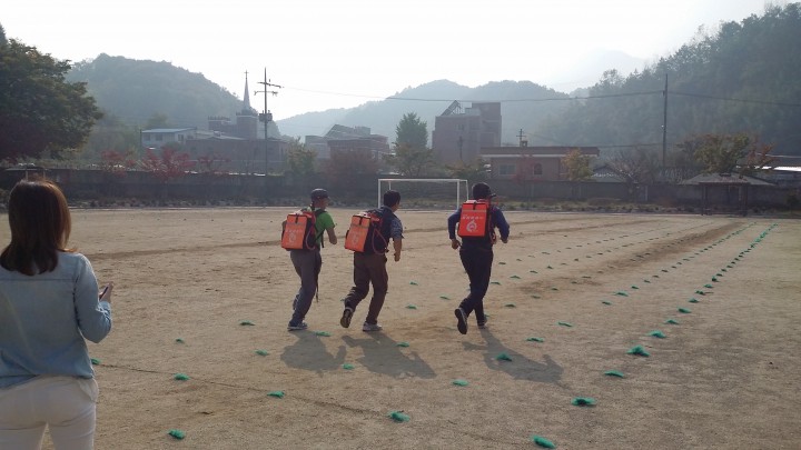 산불감시원 선발 체력테스트 실시