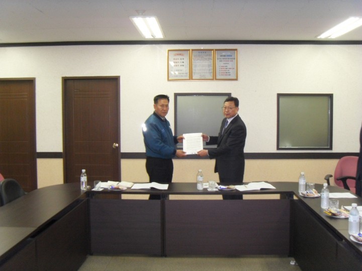 기업 임직원 대상 군수 서한문 발송