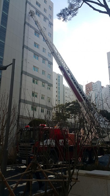 세종소방서, 고층아파트 현장 점검