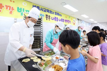 최교진 세종시교육감, 방학 중 성장 지원을 위한 학교 현장 발걸음