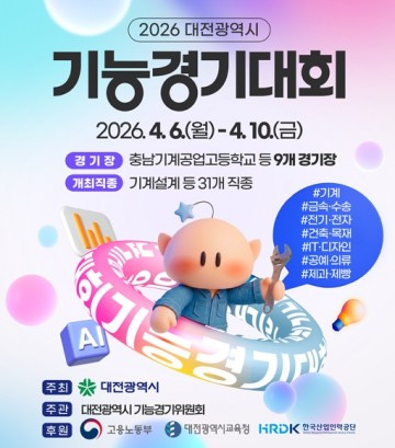 대전 기능경기대회 개막…173명 기술 경쟁