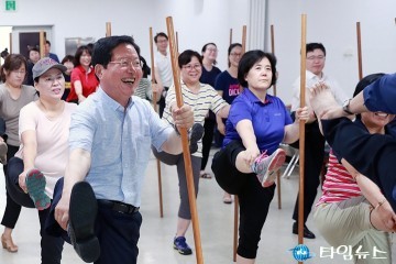 장종태 서구청장, 몸짱 되기!