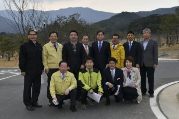 김천시의회  오색테마공원  황악산 하야로비공원 공사 현장 방문