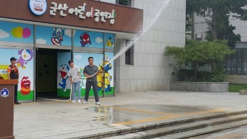 ‘소방 안전사고는 없다’, 군산어린이공연장 합동 소방훈련
