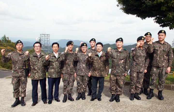 권선택 대전시장, 추석 명절 격오지 군부대 위문
