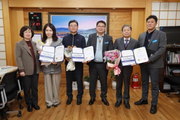 장흥군, 전남도 모범납세자 증명서 전달식 개최  