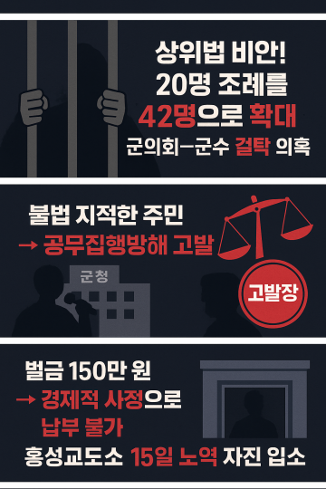 [속보]“48억 거절한 대책위 전지선 위원장, '가세로 고발로 벌금형' 교도소 자진 입소”