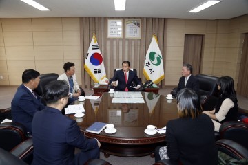 이정백 상주시장 상주농특산품 대만 시장 수출 확대하라 !