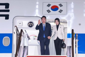 尹대통령, 워싱턴 나토정상회의 마치고 귀국
