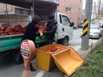 영운동 설해대비 관내 제설함 일제정비