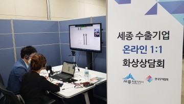 세종시, 수출기업 화상상담회 89만 달러 계약 성과!