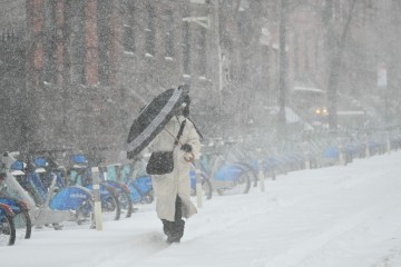 美 ‘역대급’ 눈폭풍 강타... 항공 1만 편 결항·100만 가구 암흑천지