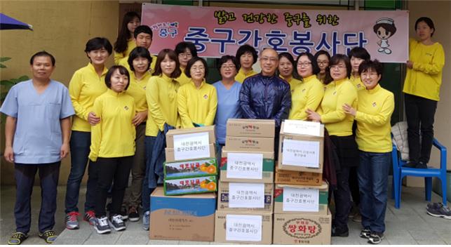 대전 중구 간호봉사단, 효실천 봉사활동