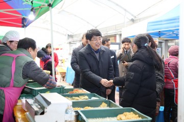 서산시장, 설 맞이 전통시장 방문