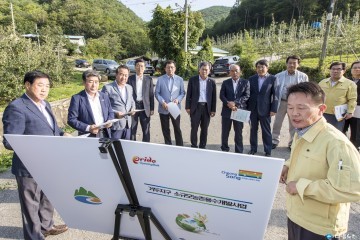 도의회 농수산위원회, 열악한 농업용수 시설 점검 및 대책회의