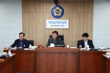 세종시의회 예산결산특별위원회, ‘2017년도 제3회 추경예산안’ 심사