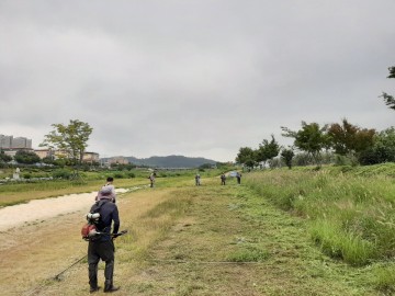 영주시, 남원천 내 둔치 풀베기 사업 추진 