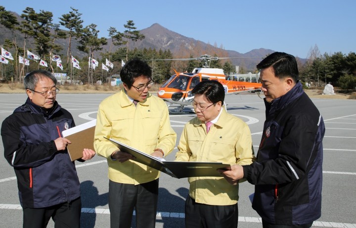 권선택 대전시장, 산불 및 재선충병 예방대응 현장점검