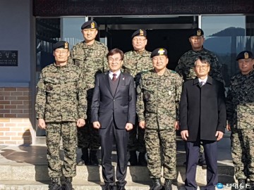 이장섭 정무부지사, 연말연시 맞이 군부대 위문 격려
