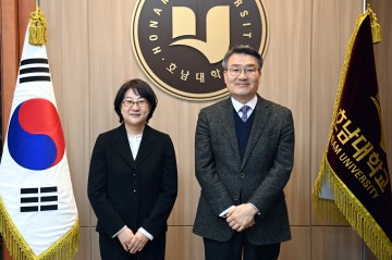 박상철 호남대 총장, 이해영 세종학당재단 이사장과 환담