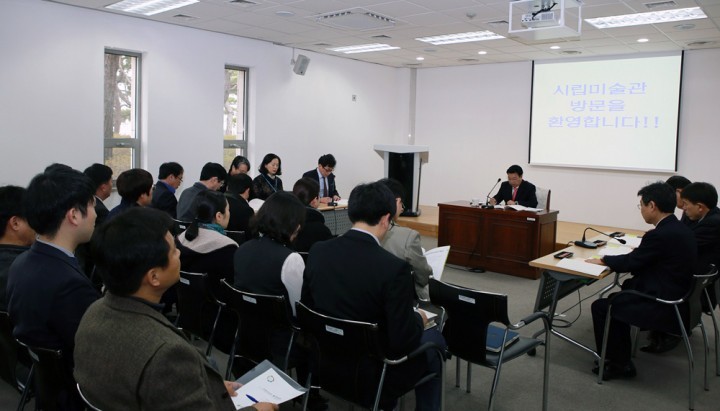 권선택 대전시장, 시립미술관 연두방문