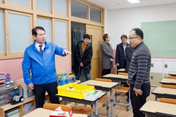 이정선 광주교육감, 신설 초등학교 개교 준비상황 점검 