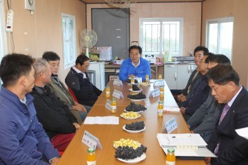 송기섭 진천군수 축산인단체와 간담회 가져