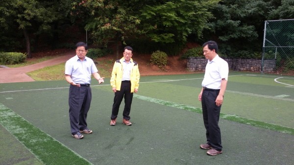 고양시, 장마철 대비 체육시설 안전점검