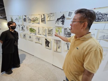 목원대 한국화전공, 중국 현장사생 작품전