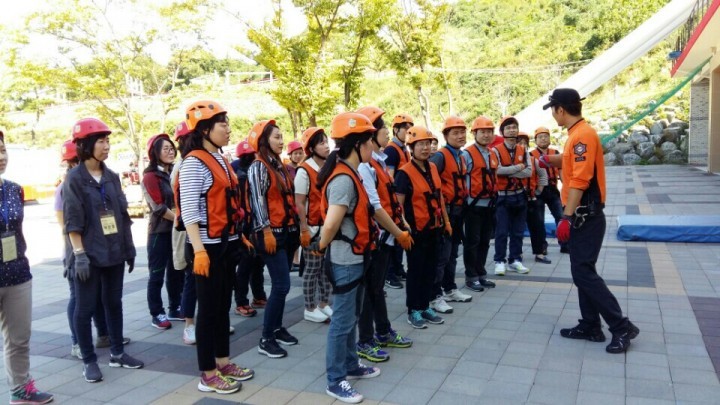 세종시교육청, 교직원대상 2016년 재난체험 연수 실시