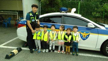 상당경찰서 용암지구대 교통안전교육 및 경찰체험  홍보