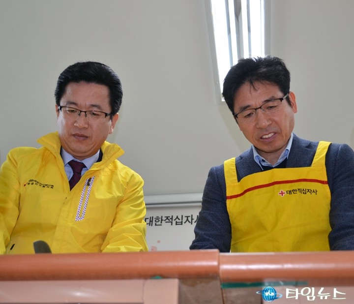 허태정 구청장·노승연 의장, 심각한 표정은?
